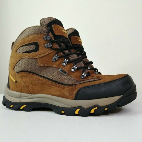 Hi-Tec Hiking Boots Waterproof Suede Men's Size 10W - Picture 1 of 12